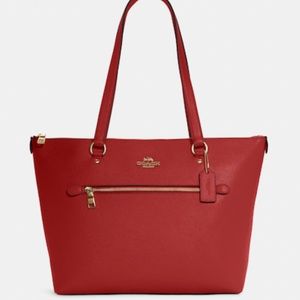 New Authentic COACH red tote purse